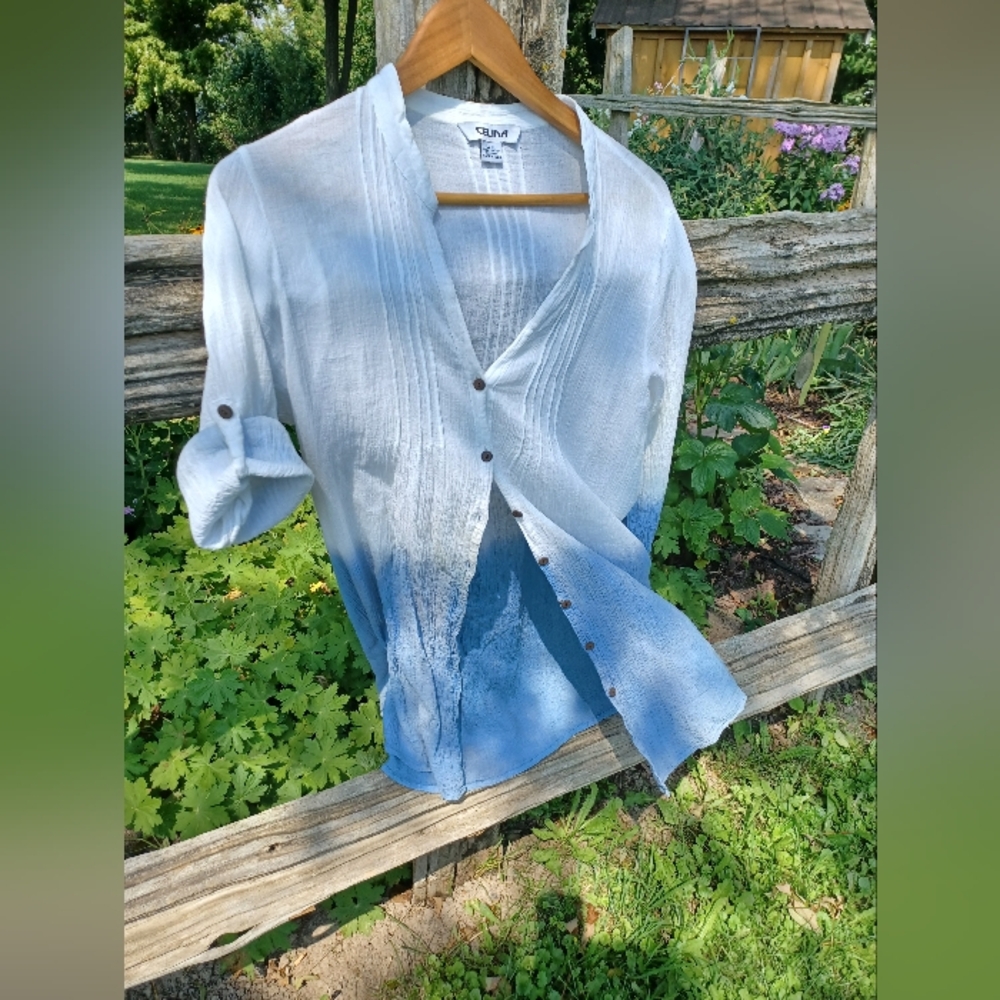 Ombre cotton coverup L/XL